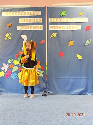 Grafika #19: Przedszkolny Konkurs Recytatorski Jesienne pogaduchy