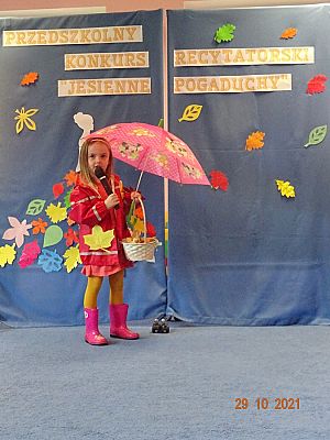 Grafika #20: Przedszkolny Konkurs Recytatorski Jesienne pogaduchy