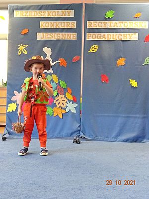 Grafika #21: Przedszkolny Konkurs Recytatorski Jesienne pogaduchy