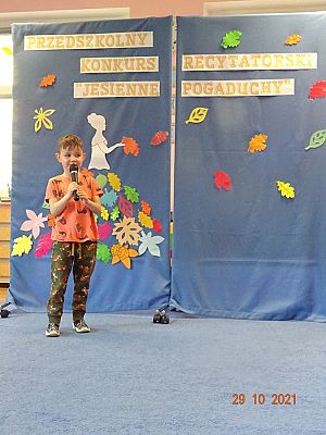 Grafika #24: Przedszkolny Konkurs Recytatorski Jesienne pogaduchy