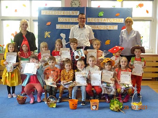 Grafika #49: Przedszkolny Konkurs Recytatorski Jesienne pogaduchy