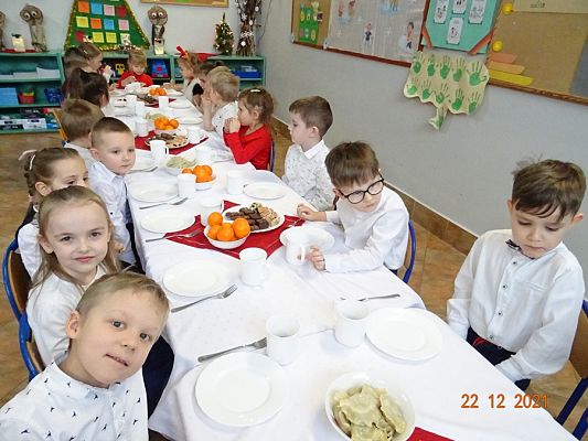 Grafika #1: Wigilia w przedszkolu cz. II