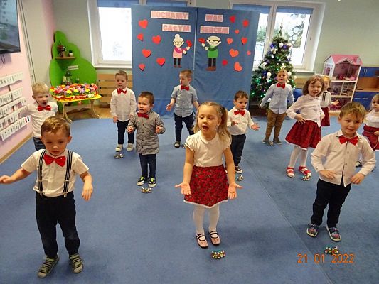 Grafika #12: Dzień Babci i Dziadka w grupie I Motylki