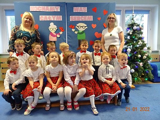 Grafika #22: Dzień Babci i Dziadka w grupie I Motylki