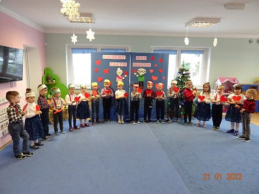 Grafika #6: Dzień Babci i Dziadka w gr. II Rybki