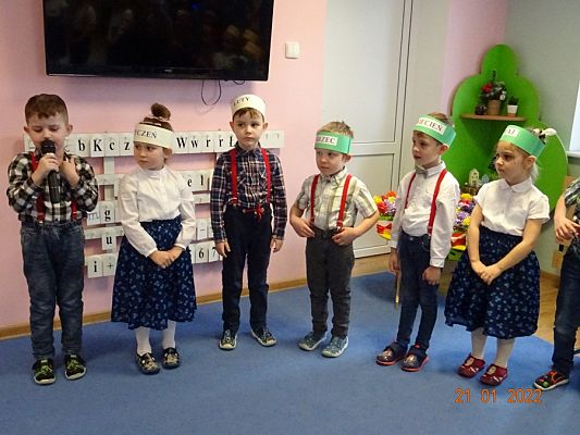 Grafika #15: Dzień Babci i Dziadka w gr. II Rybki