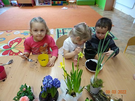 Grafika #5: Sadzimy, siejemywiosna tuż, tuż -gr. Motylki