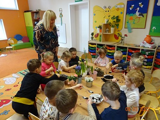 Grafika #7: Sadzimy, siejemywiosna tuż, tuż -gr. Motylki