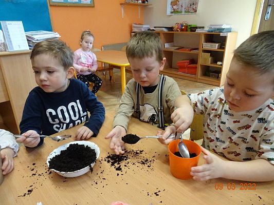 Grafika #11: Sadzimy, siejemywiosna tuż, tuż -gr. Motylki