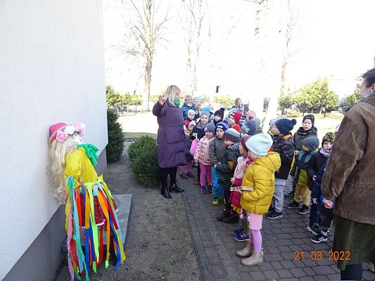 Grafika #22: Przedszkolaki witają wiosnę