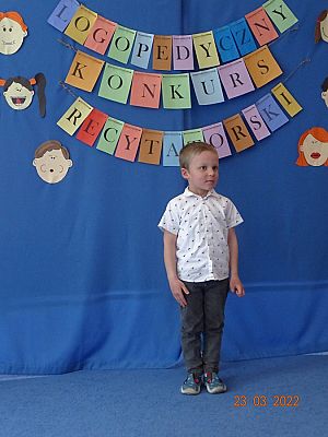 Grafika #13: Przedszkolny Konkurs Logopedyczny  Fraszki o Szczepanie, czyli wiersze trudne niesłychanie cz. I