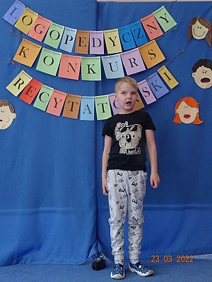 Grafika #17: Przedszkolny Konkurs Logopedyczny  Fraszki o Szczepanie, czyli wiersze trudne niesłychanie cz. I