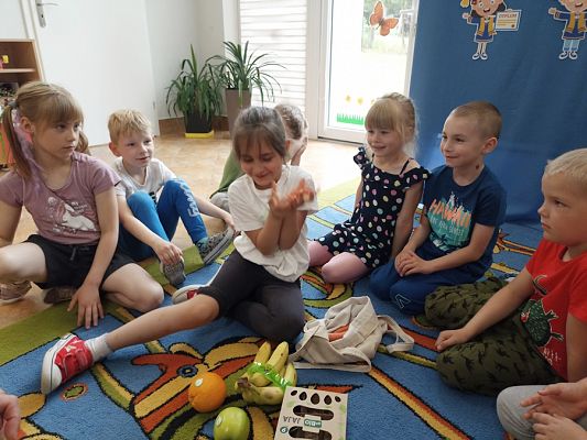 Grafika #2: Skąd się biorą produkty ekologiczne -zajęcia w grupie III Sowy