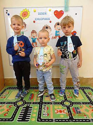 Grafika #13: Dzień Chłopaka w grupie Motylki