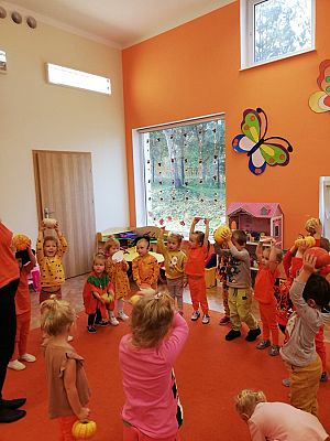 Grafika #8: Dzień Dyni grupa I Motylki