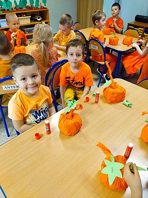 Grafika #16: Dzień Dyni gr. II Rybki