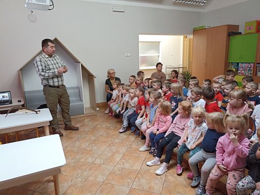 Grafika #5: Spotkanie z Myśliwym z Koła Łowieckiego Głuszec nr 4