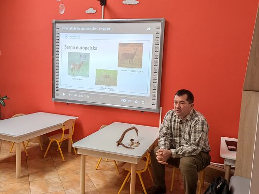 Grafika #6: Spotkanie z Myśliwym z Koła Łowieckiego Głuszec nr 4