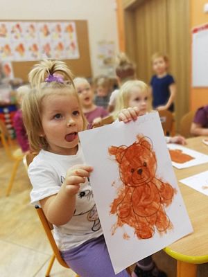 Grafika #1: Dzień Pluszowego Misia gr. I Motylki cz. II