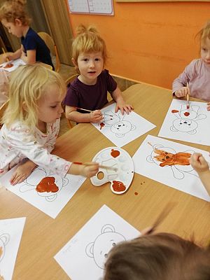 Grafika #21: Dzień Pluszowego Misia gr. I Motylki cz. II