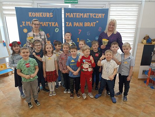 Grafika #24: Konkurs matematyczny Z matematyką za pan brat -gr. Sowy