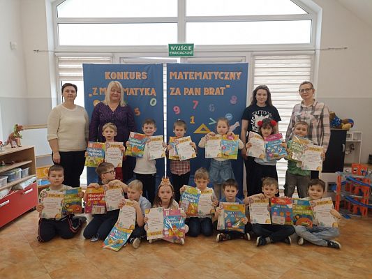 Grafika #23: Konkurs matematyczny Z matematyką za pan brat -gr. Sowy