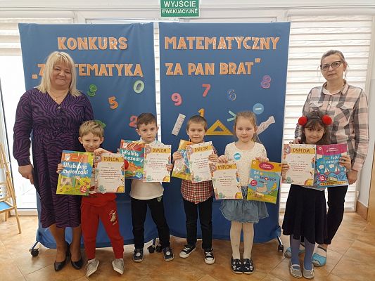 Grafika #21: Konkurs matematyczny Z matematyką za pan brat -gr. Sowy