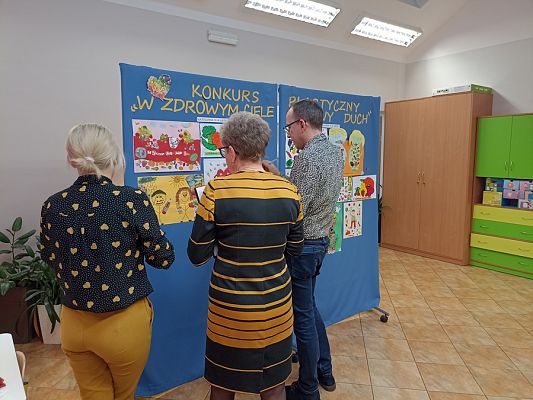 Grafika #0: Rozstrzygnięcie konkursu plastycznego W zdrowym ciele zdrowy duch