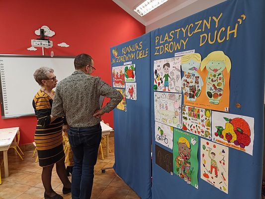 Grafika #1: Rozstrzygnięcie konkursu plastycznego W zdrowym ciele zdrowy duch