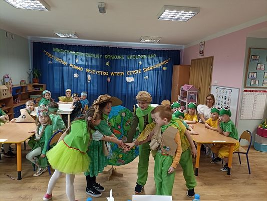 Grafika #6: Międzyprzedszkolny Konkurs Ekologiczny Przyroda ponad wszystko, wtedy czyste środowisko cz. I