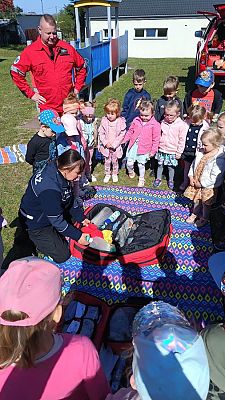 Grafika #0: Kurs Przedszkolaka w zakresie pomocy przedmedycznej-Spotkanie z druhami z Ochotniczej Straży Pożarnej z Łeby