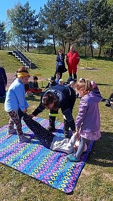 Grafika #13: Kurs Przedszkolaka w zakresie pomocy przedmedycznej-Spotkanie z druhami z Ochotniczej Straży Pożarnej z Łeby