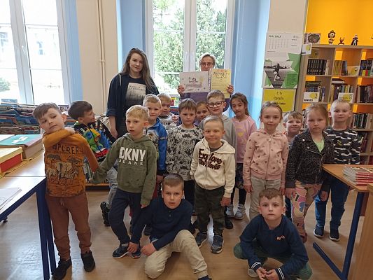 Grafika #8: Rok Kopernika-6-latki w Bibliotece Szkolnej w Szkole Podstawowej w Wicku