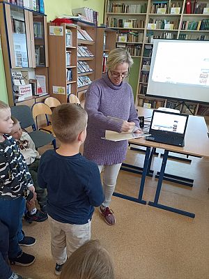 Grafika #9: Rok Kopernika-6-latki w Bibliotece Szkolnej w Szkole Podstawowej w Wicku